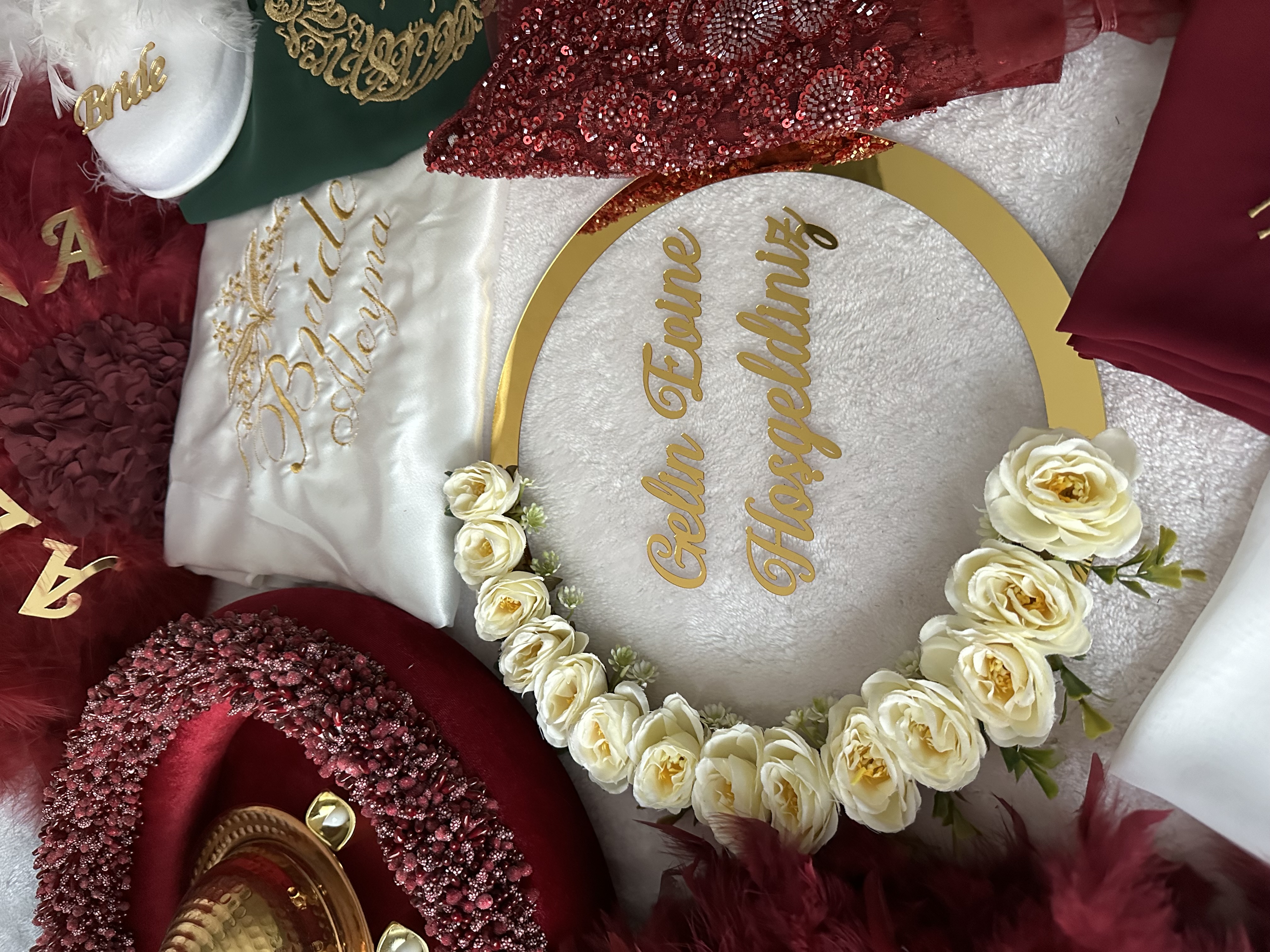 Kına Gecesi Kapı ve Duvar Süsü - gift