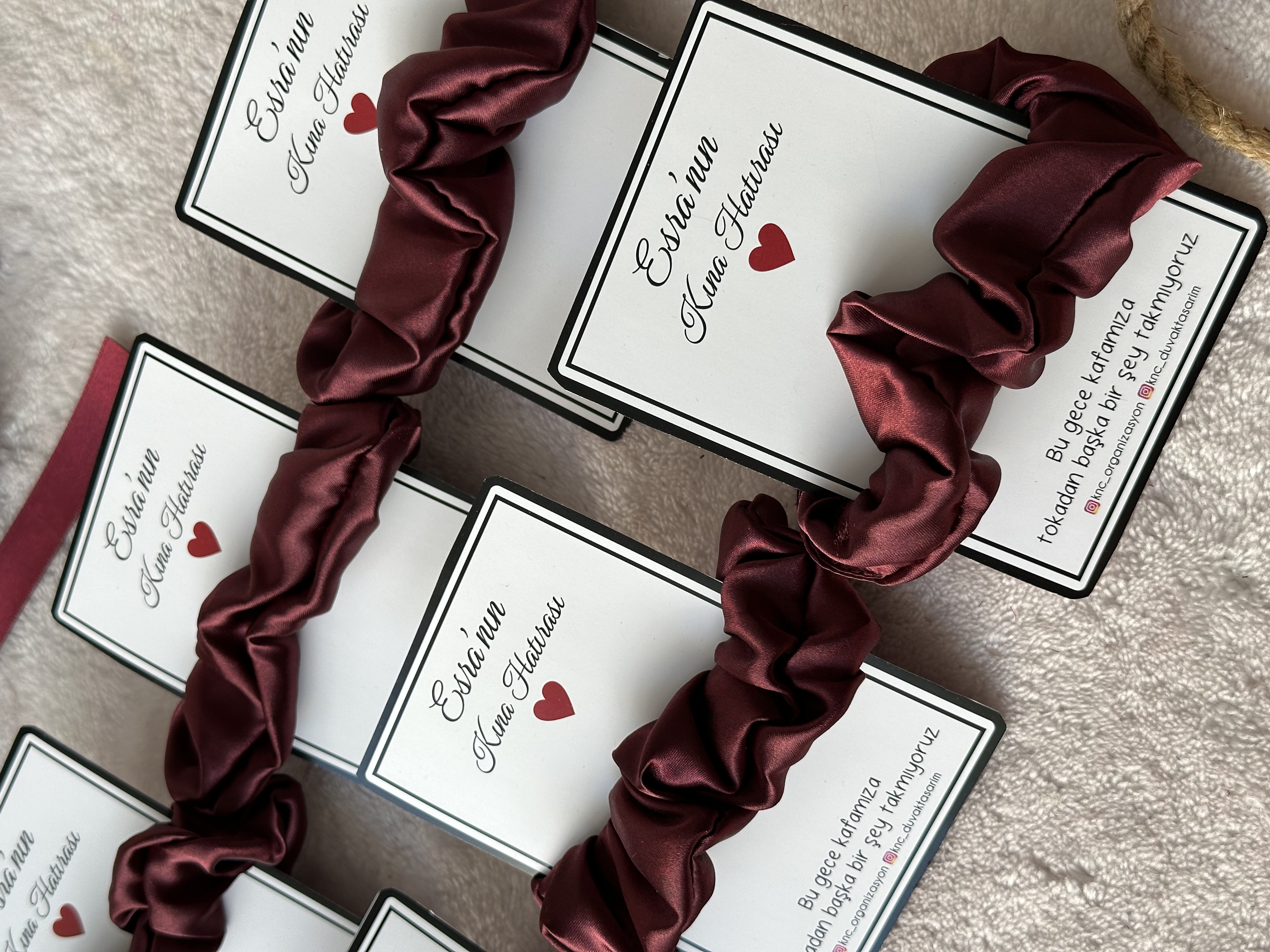 Kişiye Özel Kartlı Nedime Hediyesi Toka / Kına Gecesi Hatırası - souvenir