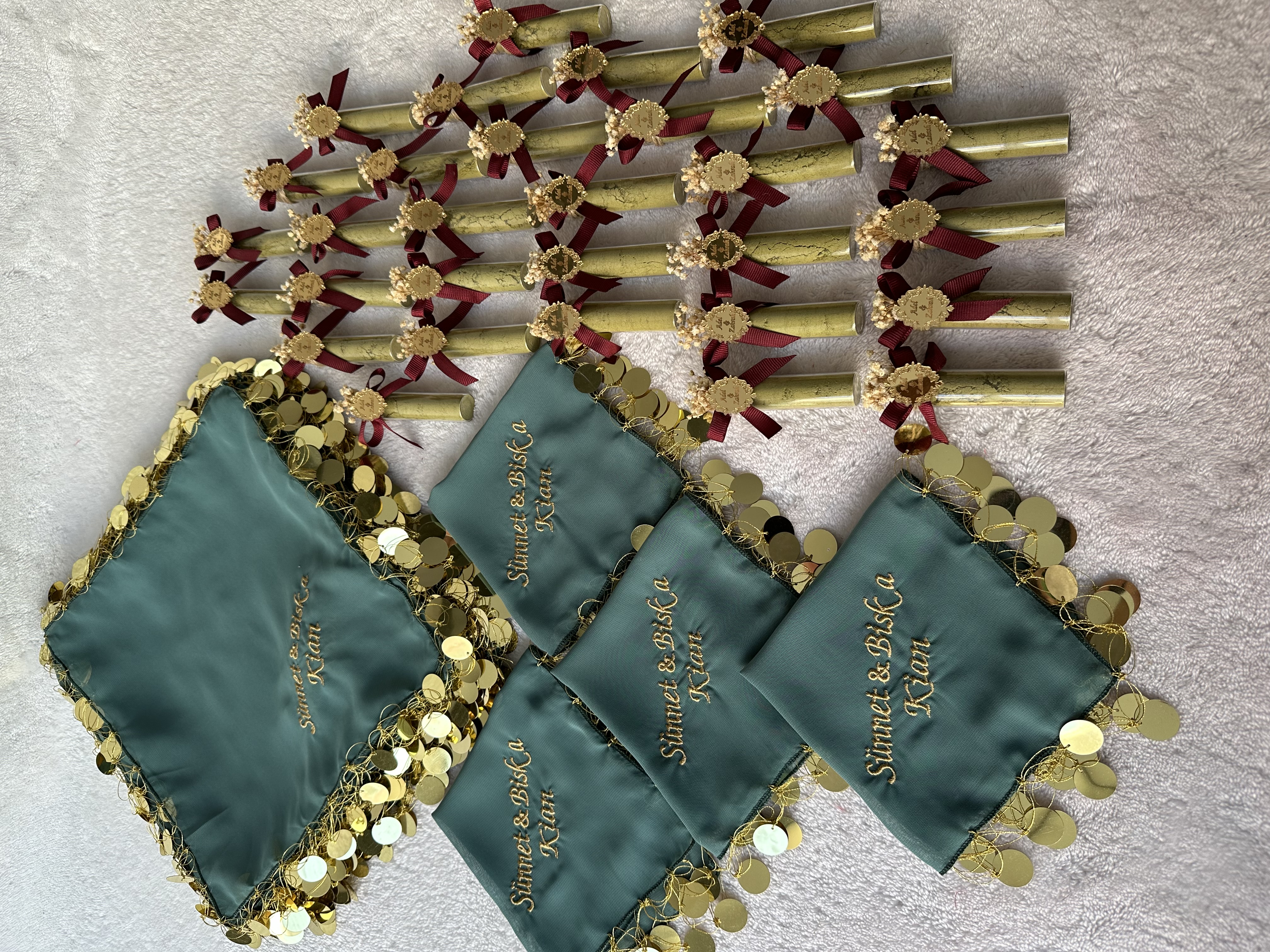 Geleneksel Kına Gecesi Hediyelikleri / Misafirler İçin Paket Kına - gift
